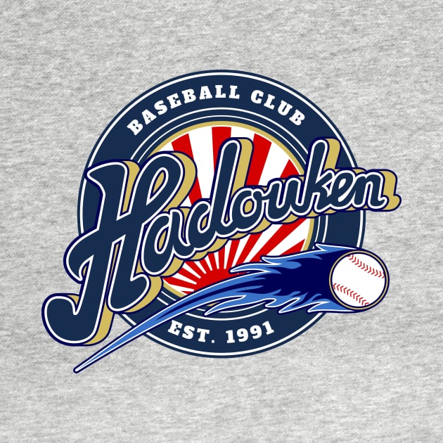 Hadouken Baseball Club by monochromefrog